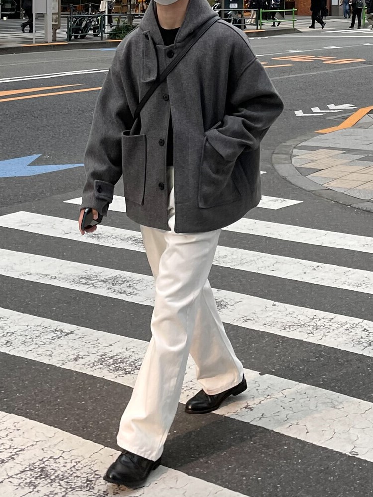 hoodie short coat (3color)