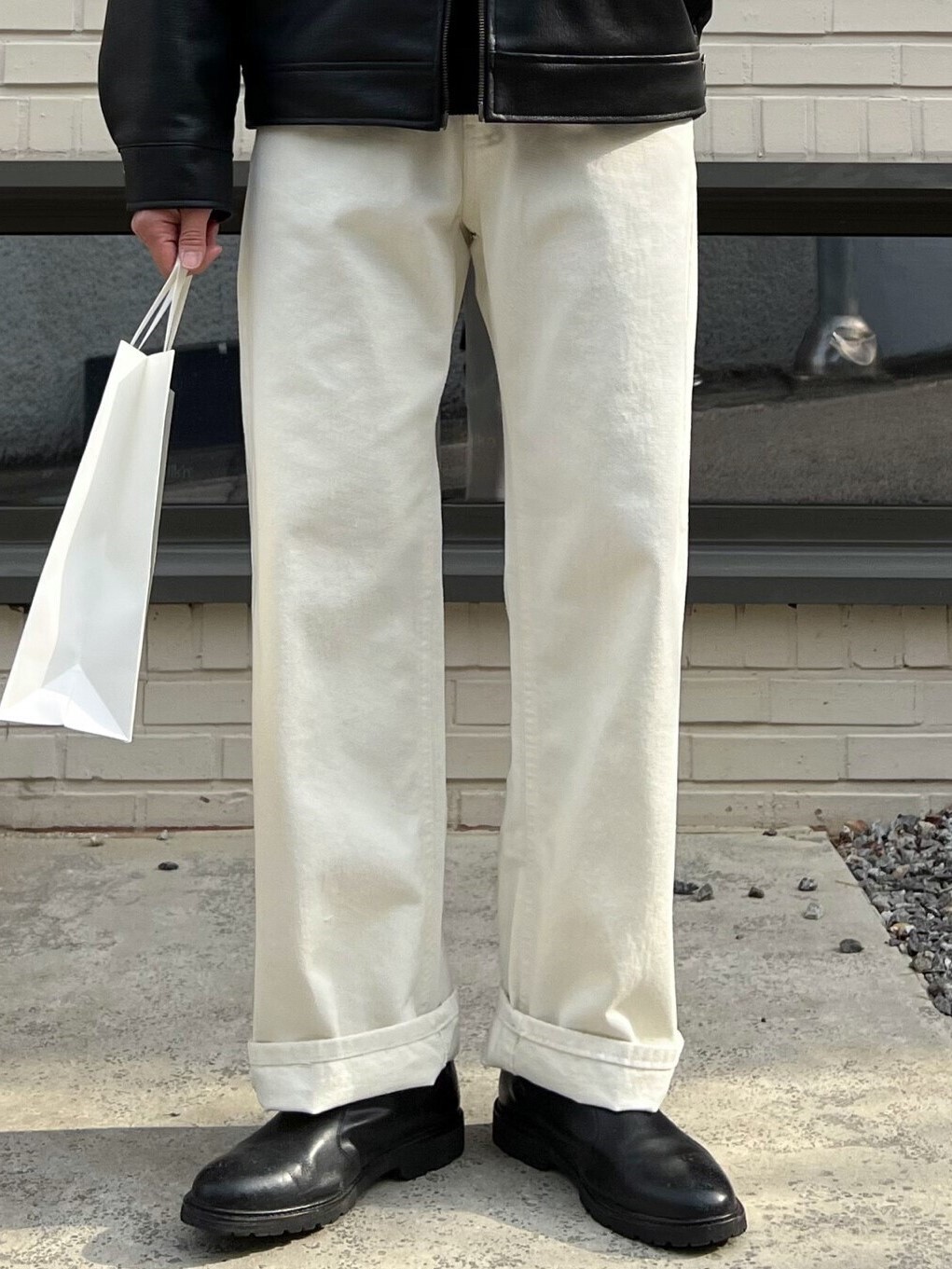 p475 wide cotton pants (2color)