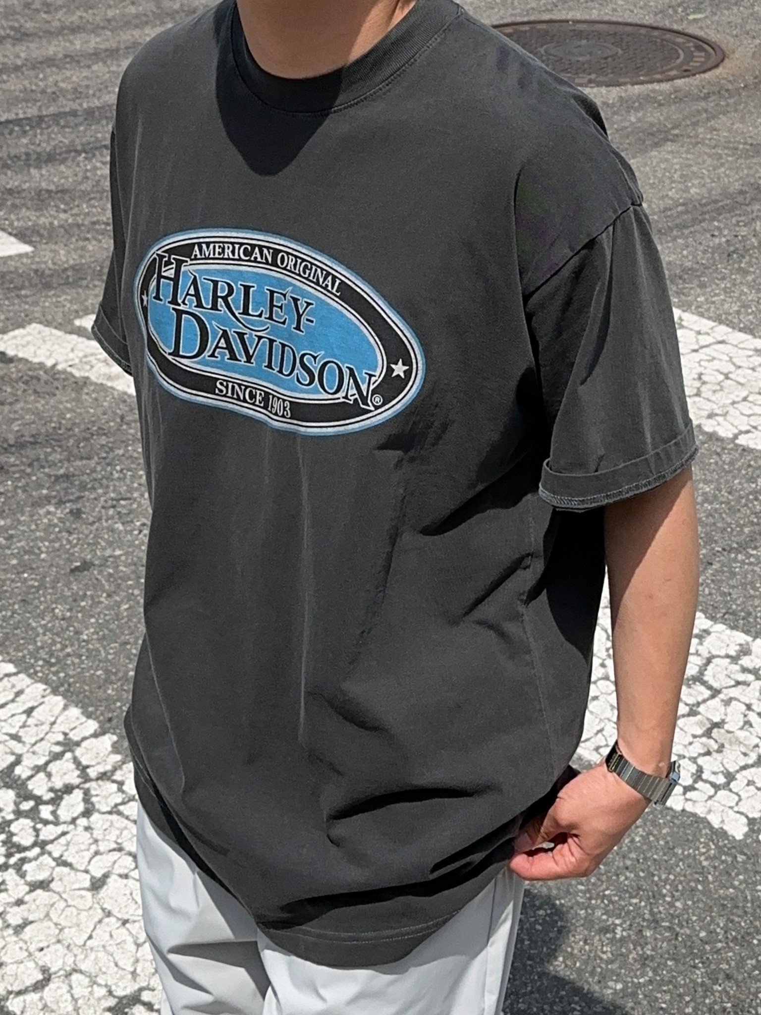 HARLEY DAVIDSON half sleeve (2color)