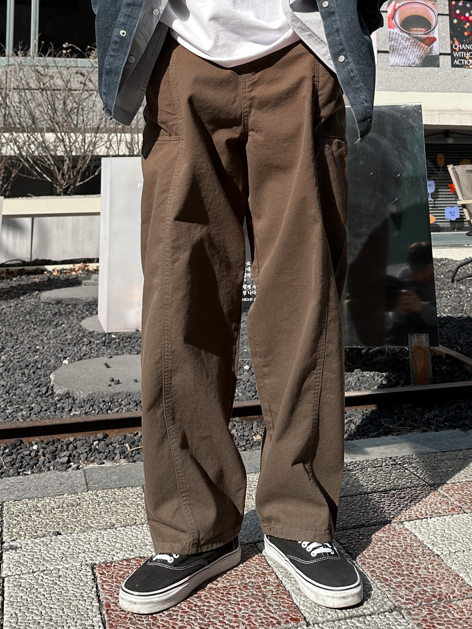 work side pocket cotton pants (3color)